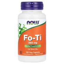 Fo Ti Ho Shou Wu 560 mg Горец 560 мг NOW 100 капсул