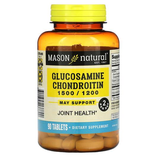 Основное фото товара Глюкозамин Хондроитин, Glucosamine Chondroitin, 90 таблеток