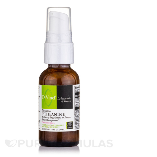 Основное фото товара L-Теанин, L-Theanine Liposomal Fruit Punch Flavor, 30 мл