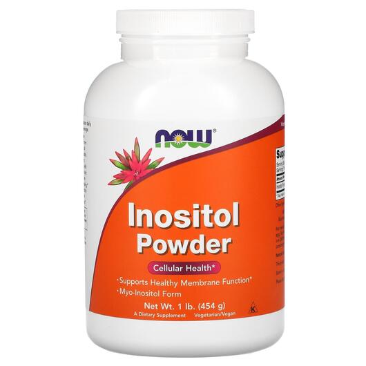 Основное фото товара NOW, Инозитол порошок, Inositol Powder, 454 г