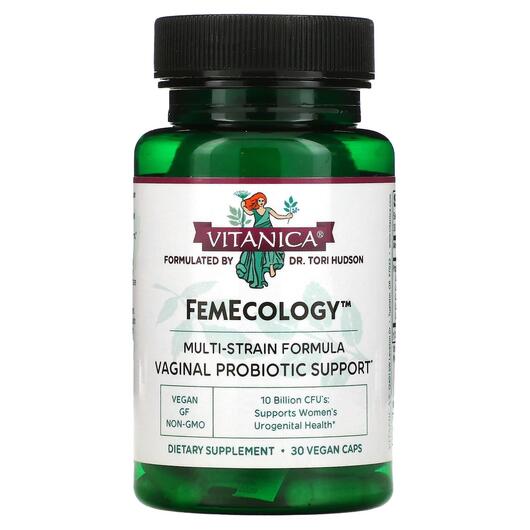 Основное фото товара FemEcology Vaginal Probiotic Support, Пробиотики для женщин, 30 к