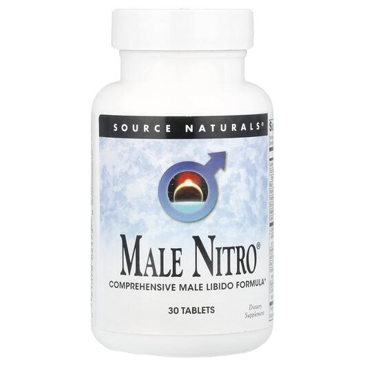 Основное фото товара Source Naturals, Витамины для женщин, Male Nitro, 30 таблеток