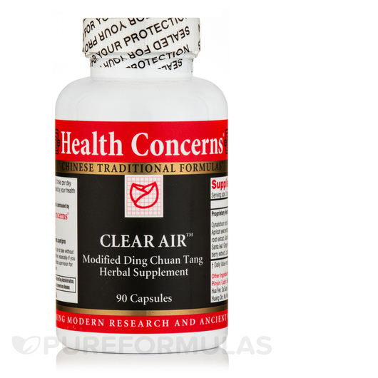 Основное фото товара Health Concerns, Поддержка органов дыхания, Clear Air, 90 капсул