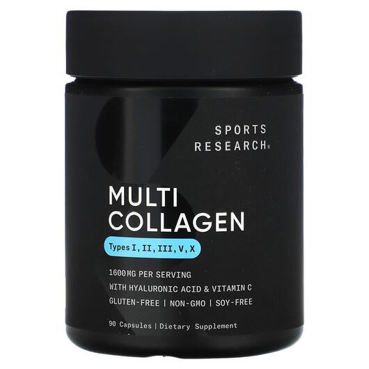 Основное фото товара Sports Research, Коллаген, Multi Collagen Complex, 90 капсул