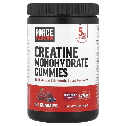 Основное фото товара Force Factor, Креатин, Creatine Gummies, 150 таблеток