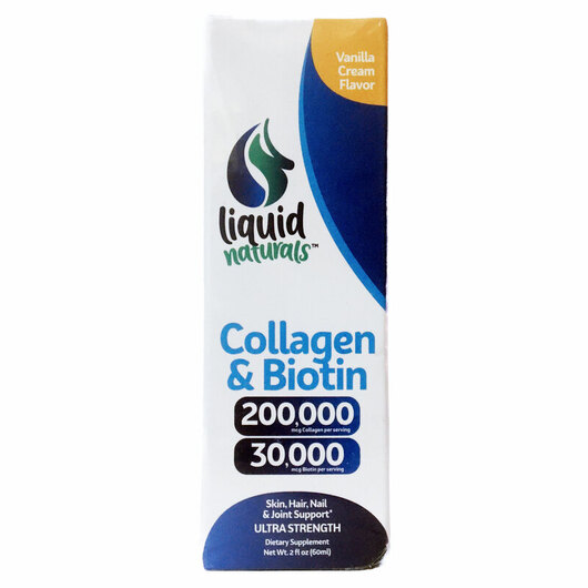 Основное фото товара Liquid Naturals, Коллаген c Биотином, Collagen & Biotin, 60 м