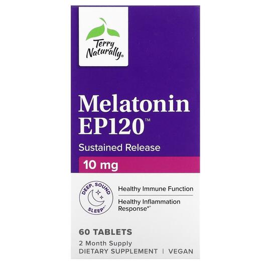 Основное фото товара Мелатонин, Melatonin EP120 Sustained Release 10 mg, 60 таблеток