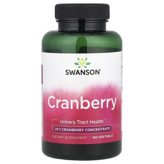 Основное фото товара Swanson, Клюква, Cranberry, 180 капсул