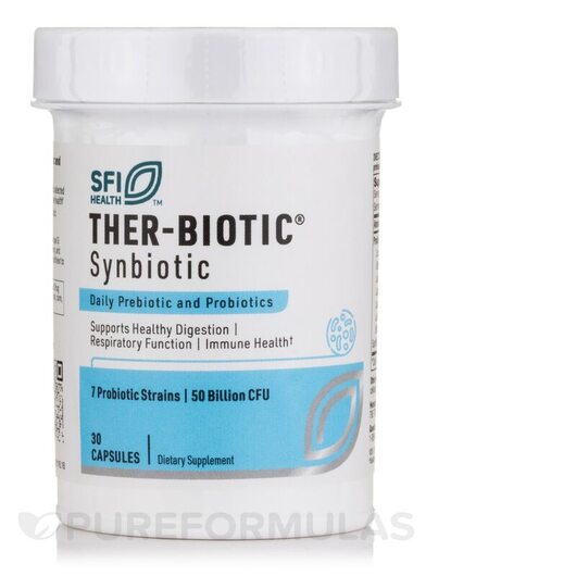Основное фото товара Пробиотики, Ther-Biotic Synbiotic 50 Billion CFU, 30 капсул