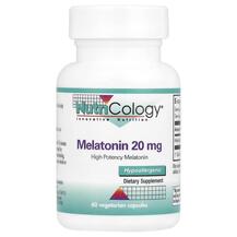 Melatonin 20 mg Мелатонин Nutricology 60 капсул Melatonin 20 mg Мелатонин Nutricology 60 капсул