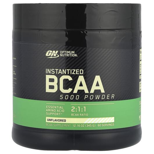 Основное фото товара BCAA в порошку без запаха, Instantized BCAA 5000, 345 г