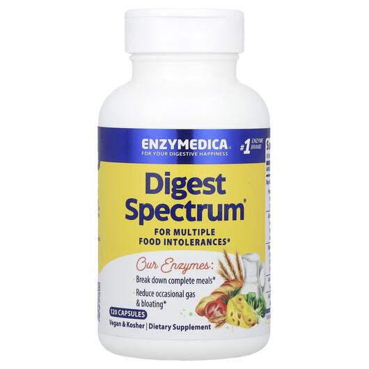 Основное фото товара Enzymedica, Пищеварительные Ферменты, Digest Spectrum, 120 капсул