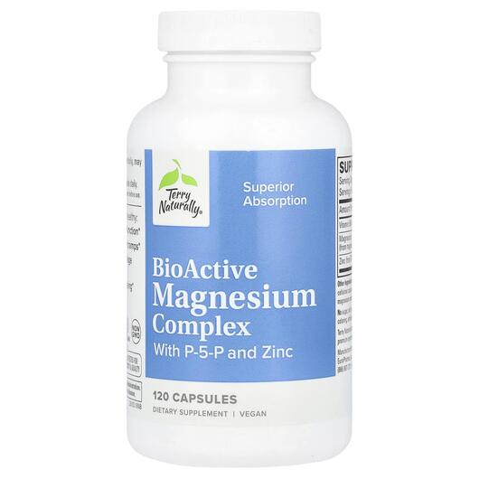 Основное фото товара Магний с P-5-P и цинком, Magnesium Complex, 120 капсул