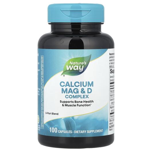 Основное фото товара Кальций Магний Витамин D3, Calcium Mag & D, 100 капсул
