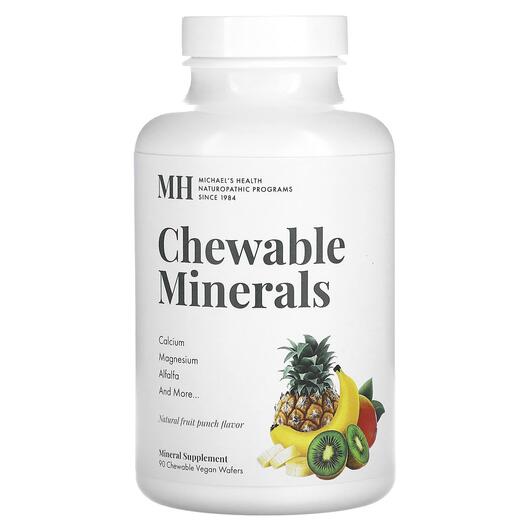 Основное фото товара Chewable Minerals Natural, Минеральные добавки, 90 Chewable Vegan
