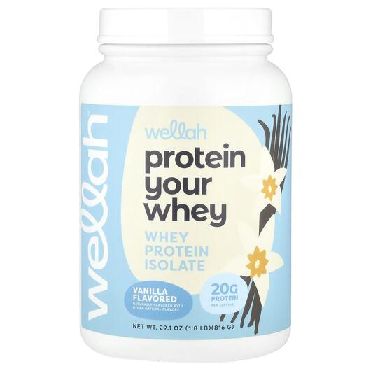 Основное фото товара Протеин, Protein Your Whey Whey Protein Isolate Vanilla, 816 г