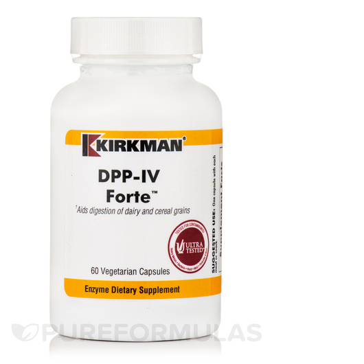 Основное фото товара Kirkman, Ферменты с DPP4, DPP-IV Forte, 60 капсул