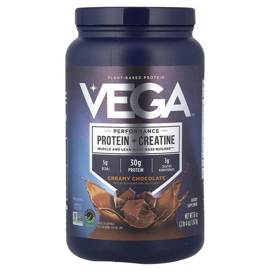 Основное фото товара Plant-Based Performance Protein + Creatine Creamy, Протеин, 1.02 