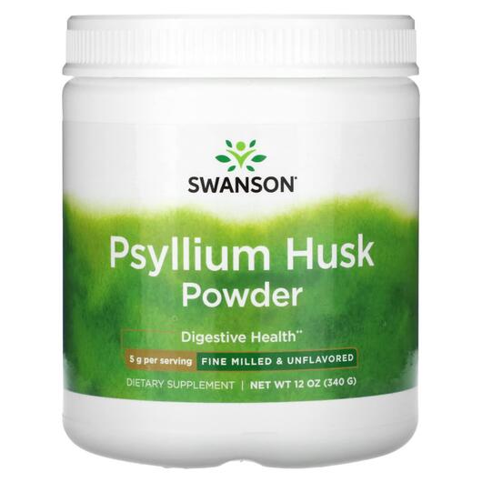 Основное фото товара Swanson, Псиллиум, Psyllium Husk Powder, 340 г