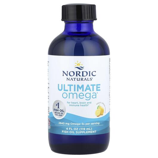Основное фото товара Nordic Naturals, Ультимейт Омега, Ultimate Omega 2840 mg, 119 мл