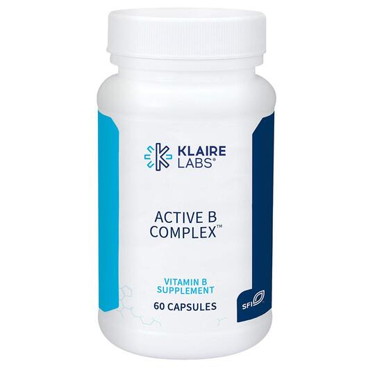 Основное фото товара Klaire Labs, B-комплекс, Active B Complex, 60 капсул