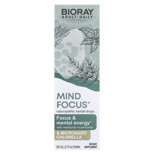 Основное фото товара Bioray, Поддержка мозга, Mind Focus, 60 мл