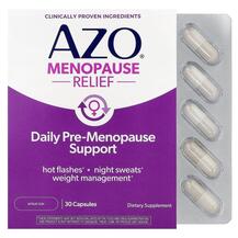 Menopause Relief Поддержка менопаузы Azo 30 капсул