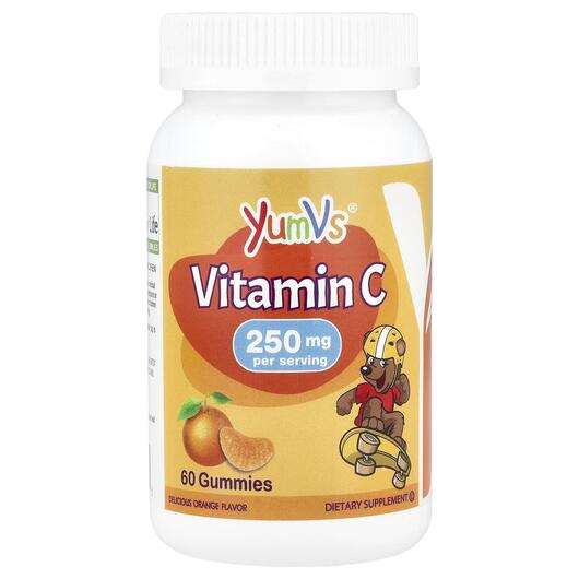 Основное фото товара Yum-Vs, Витамин C Жевательный, Kids Vitamin C, 60 таблеток