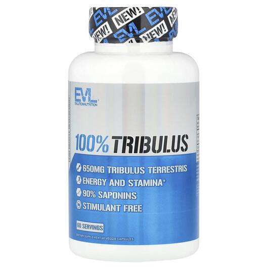 Основное фото товара Double Strength 100% Tribulus, Двойная Сила 100% Трибулус, 60 кап