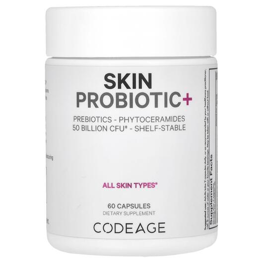 Основное фото товара CodeAge, Пробиотики, Skin Probiotic 50 Billion CFU, 60 капсул