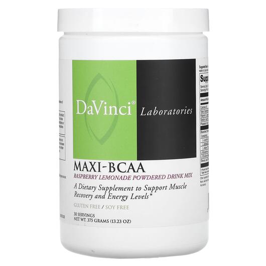 Основное фото товара БЦАА, Maxi-BCAA Powdered Drink Mix Raspberry Lemonade, 375 г