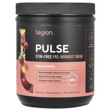 Pulse Stim-Free Pre-Workout Drink Fruit Punch Legion