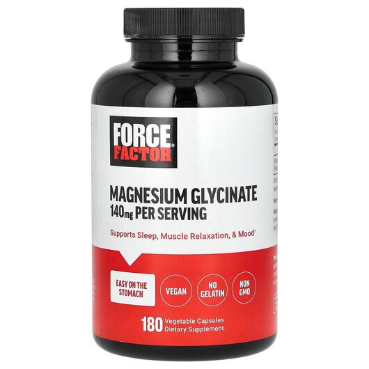 Основное фото товара Магний Глицинат, Magnesium Glycinate 140 mg, 180 капсул