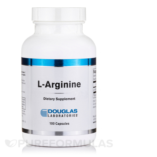 Основное фото товара Douglas Laboratories, L-Аргинин, L-Arginine, 100 капсул