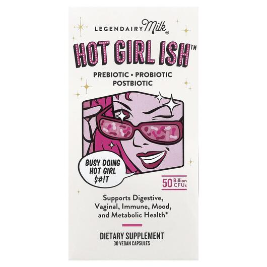Основное фото товара Hot Girl Ish Prebiotic Probiotic Postbiotic, Пребиотики, 30 капсу