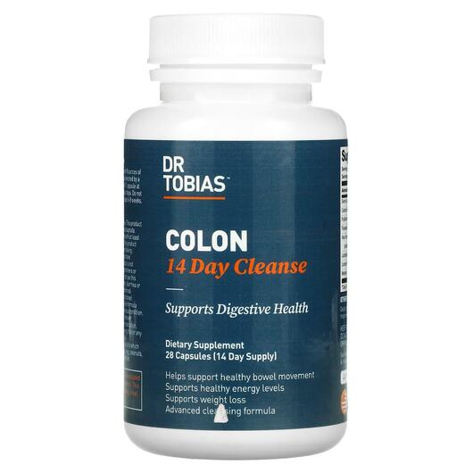 Основное фото товара Dr Tobias, Поддержка кишечника, Colon 14 Day Cleanse, 28 капсул