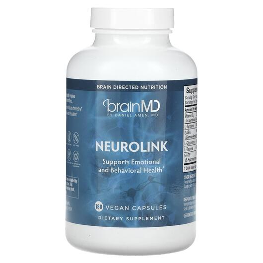 Основное фото товара BrainMD, Поддержка мозга, Neurolink, 180 капсул
