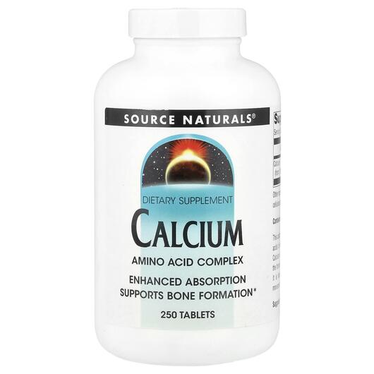Основное фото товара Source Naturals, Кальций 200 мг, Calcium 250, 250 таблеток