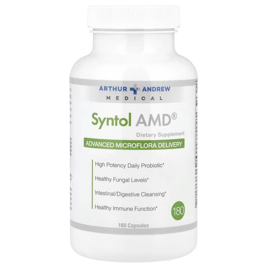 Основное фото товара Arthur Andrew Medical, Поддержка Кандиды, Syntol AMD, 180 капсул