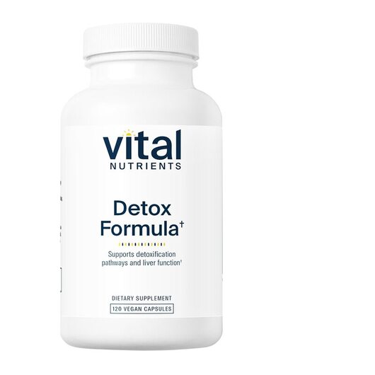 Основное фото товара Vital Nutrients, Детокс и очистка, Detox Formula, 120 капсул