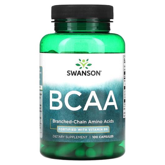 Основное фото товара Swanson, БЦАА, BCAA, 100 капсул