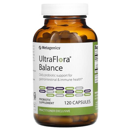 Основное фото товара Metagenics, Пробиотики, UltraFlora Balance, 120 капсул