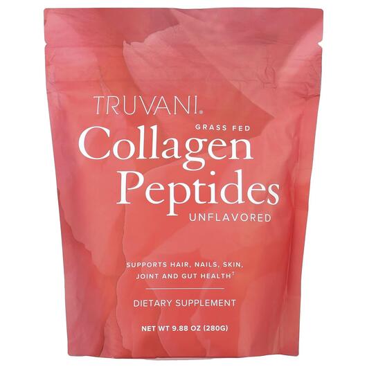 Основное фото товара Truvani, Коллаген, Grass Fed Collagen Peptides Unflavored, 280 г