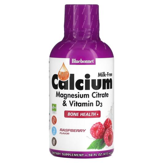Основное фото товара Liquid Calcium Magnesium D3 Raspberry, Жидкий Кальций Магний D3, 