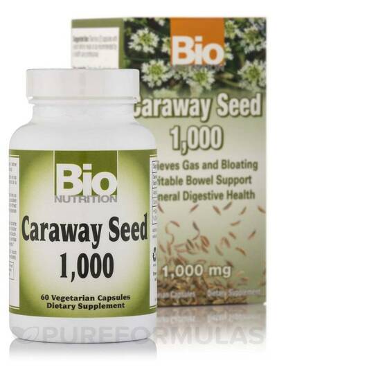 Основное фото товара Bio Nutrition, Поддержка стресса, Caraway Seed, 60 капсул
