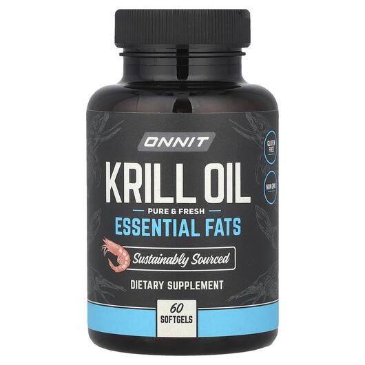 Основное фото товара Onnit, Масло Криля, Krill Oil Essential Fats, 60 капсул