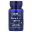 Life Extension, Экстракт шафрана, Optimized Saffron, 60 капсул