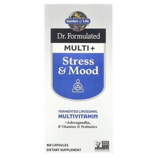 Основное фото товара Поддержка стресса, Dr. Formulated Multi+ Stress & Mood, 60 ка