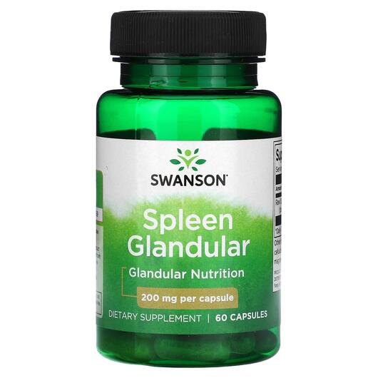 Основное фото товара Гамма-линоленовая кислота, Spleen Glandular 200 mg, 60 капсул