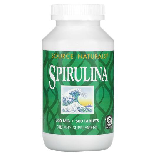 Основное фото товара Спирулина 500 мг, Spirulina 500 mg 500, 500 таблеток